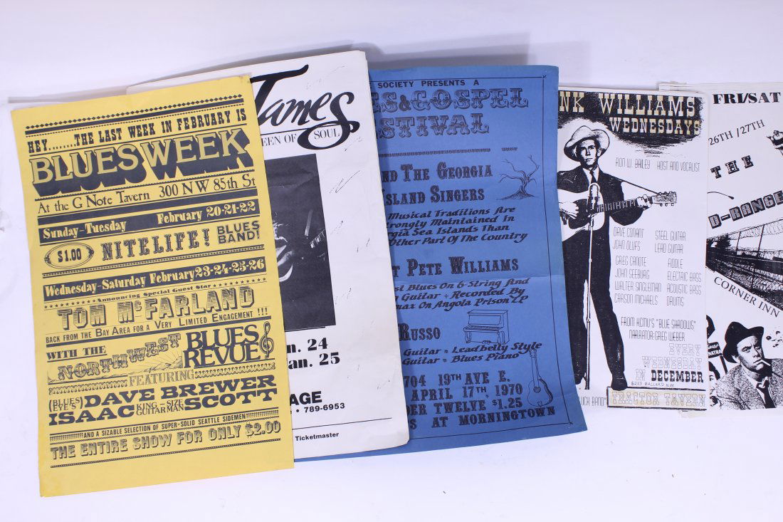 Collection of Music Venue posters and flyers (1 of 5)