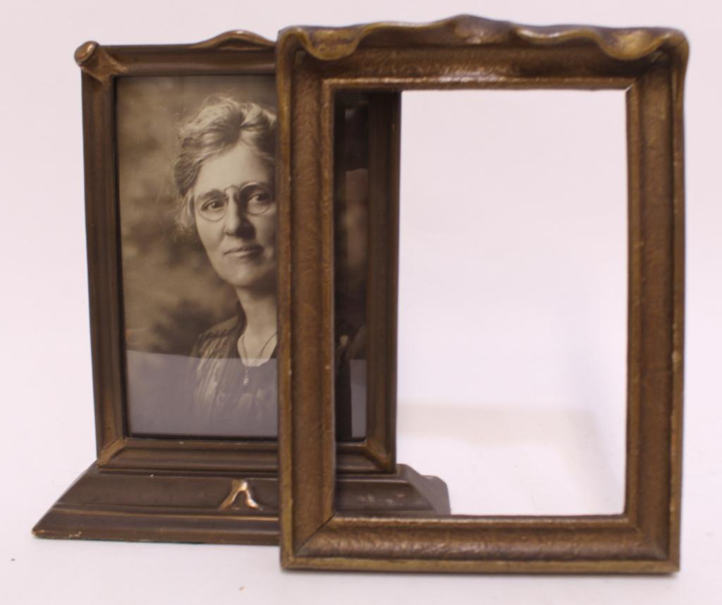 Two Antique Bat Wing / Pie Crust Frames (1 of 5)