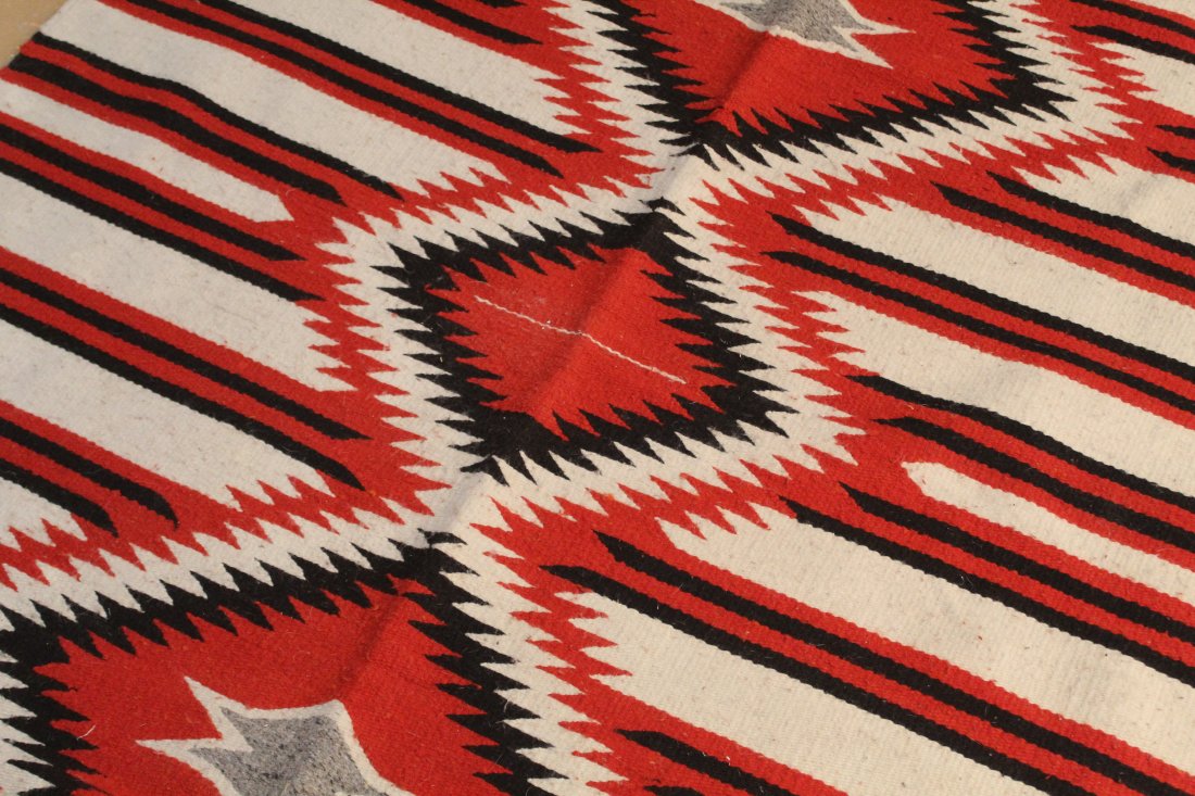 Navajo Style Wool Blanket Rug Weaving (1 of 12)