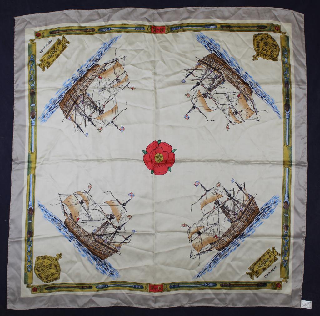 Mary Rose Ship of Henry VIII Silk Scarf (1 of 6)