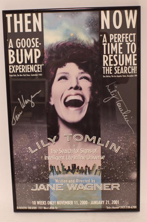Lily Tomlin Signed Broadway Show Poster (1 of 5)