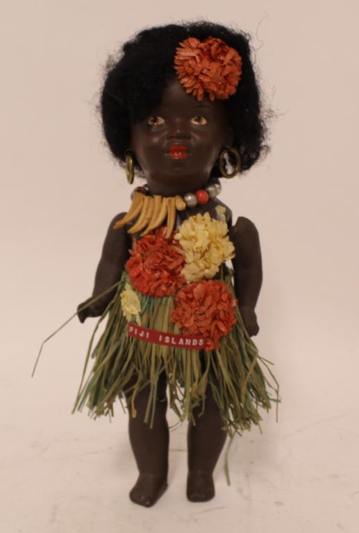 Vintage Composition Island Doll Fiji (1 of 4)