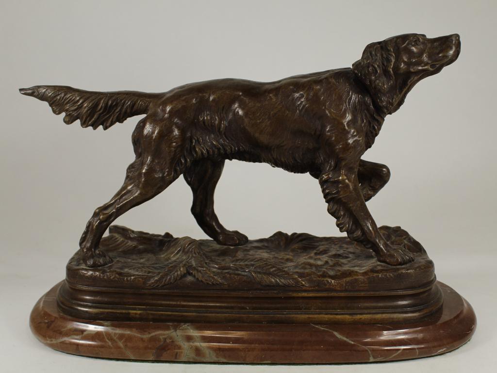 Jules Moigniez French Bronze Hunting Dog (1 of 6)