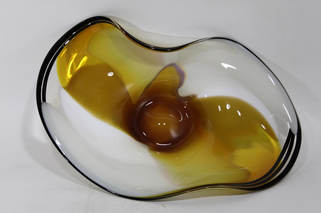 Rick & Janet Nicholson Art Glass Bowl (1 of 6)