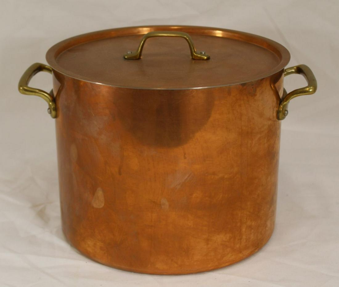 Vintage Large Copper Stock Pot (1 of 5)