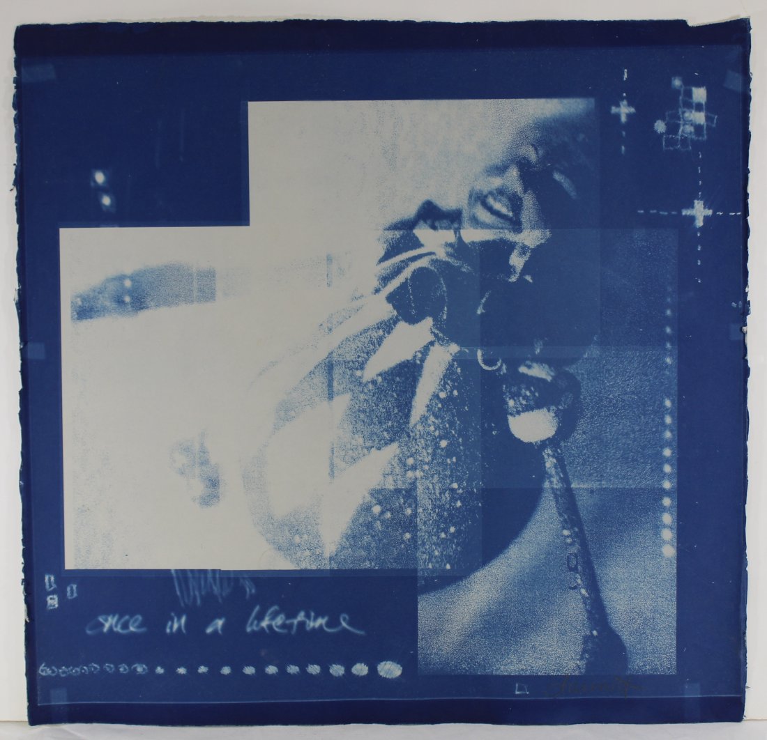 Abstract Cyanotype Print (1 of 5)