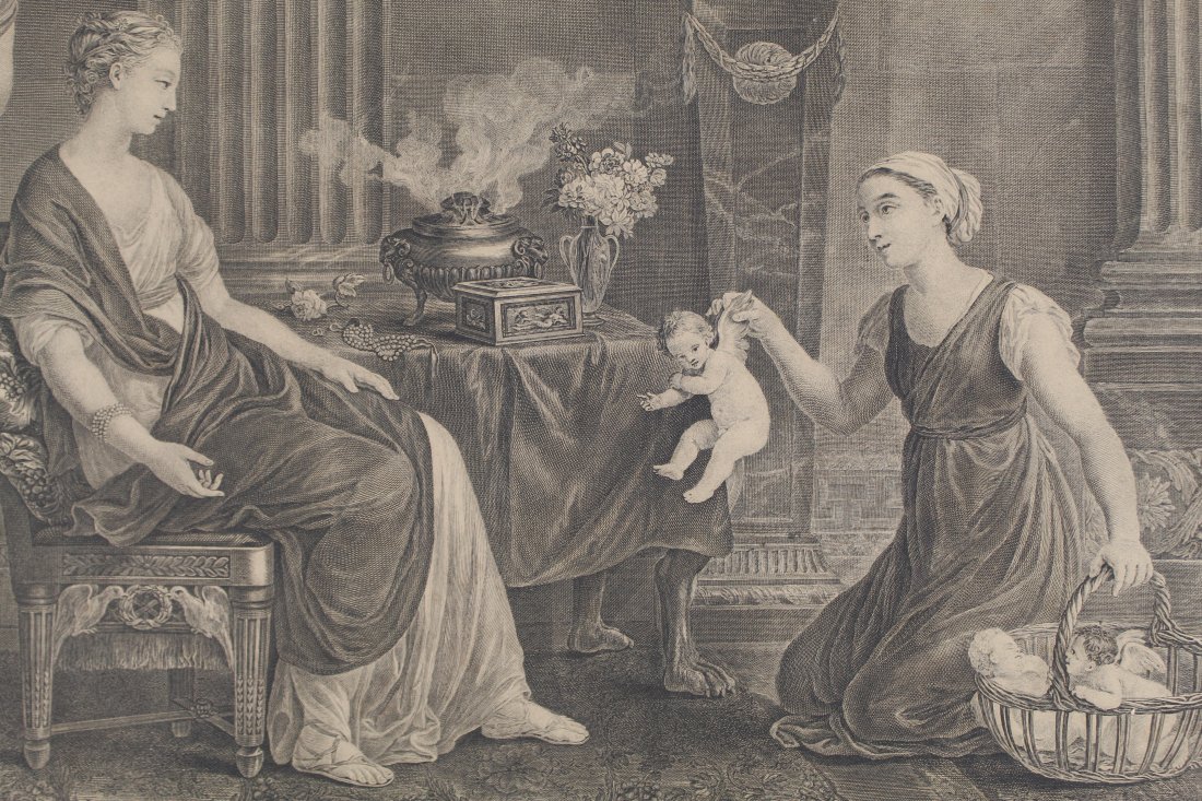 Antique Joseph-Marie Vien by Beauvarlet Etching (1 of 8)