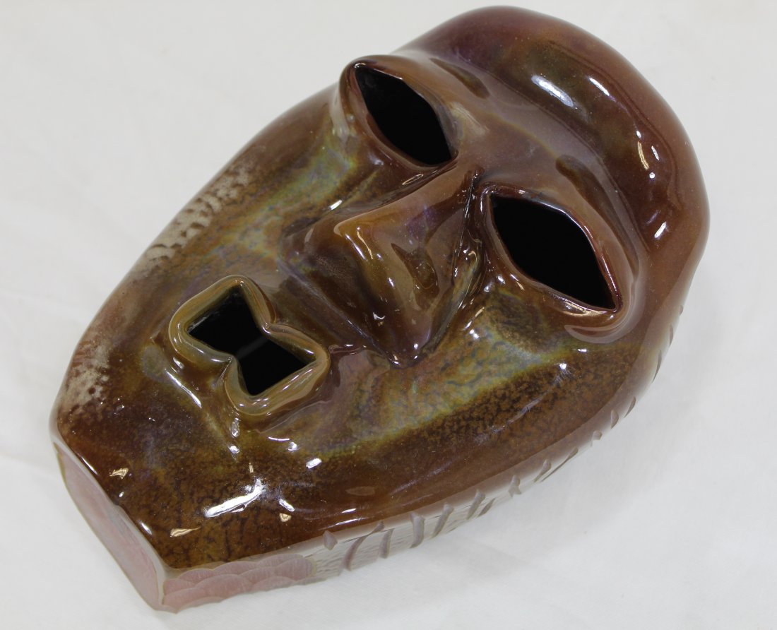 Studio Art Glass Mask Sculpture (1 of 5)