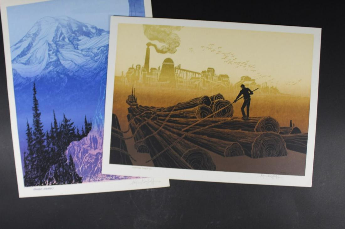 Roger Berghoff (WA. 1935-2015) Signed Serigraphs (1 of 4)