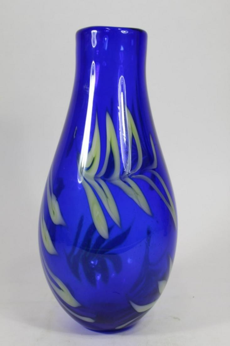 Murano Style Art Glass Vase (1 of 4)