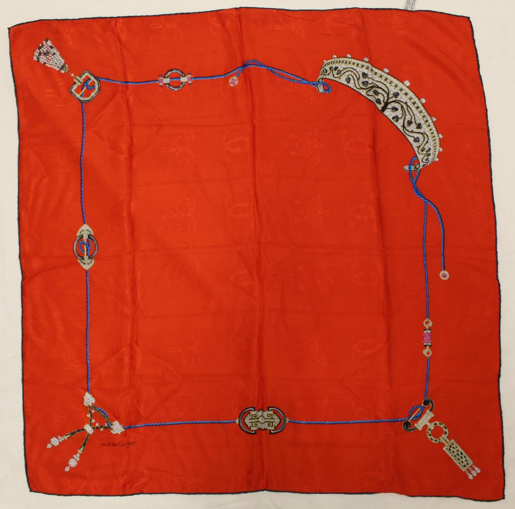 Must de Cartier Paris Silk Scarf (1 of 6)