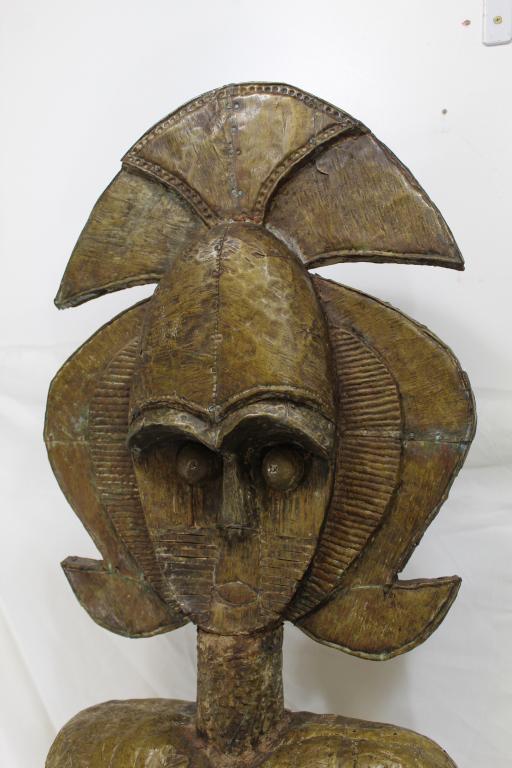 Huge African Bakota Gabon Carved Figure (1 of 6)