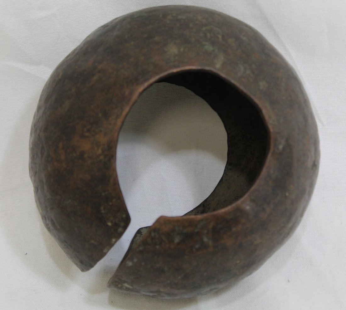 Vintage African Mbole Copper Currency Anklet (1 of 5)