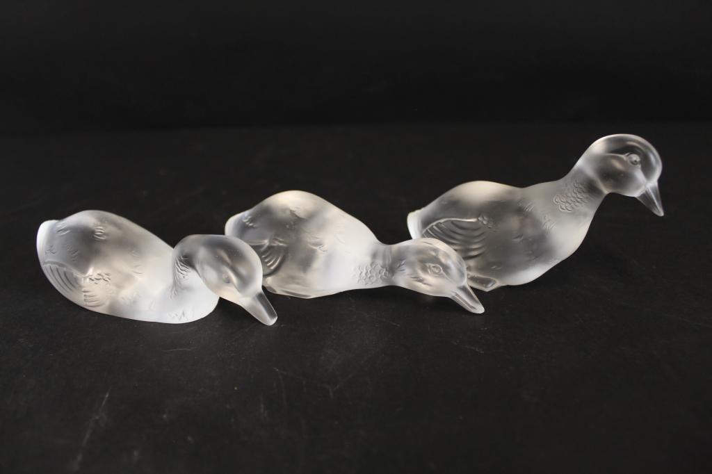 Baccarat France Crystal Duck Figurines (1 of 6)