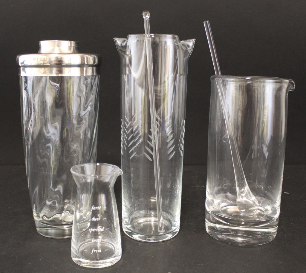 Vintage Bar Cocktail Pitchers & Shaker (1 of 6)