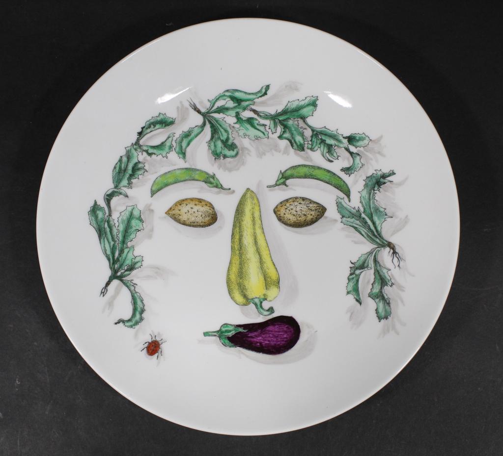 Fornasetti Arcimboldesca Vegetable Face Plate (1 of 4)