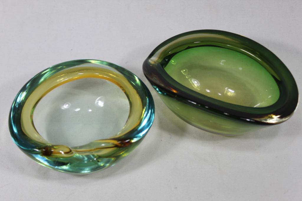 Two Murano Sommerso Glass Bowls (1 of 4)