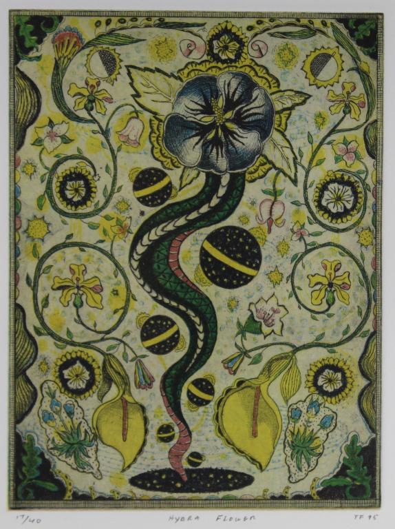 Tony Fitzpatrick (b. 1958) Etching with Aquatint (1 of 6)