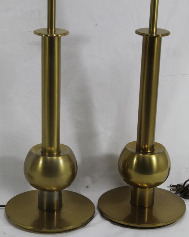 Pair Tommi Parzinger Style Stiffel Lamps (1 of 5)
