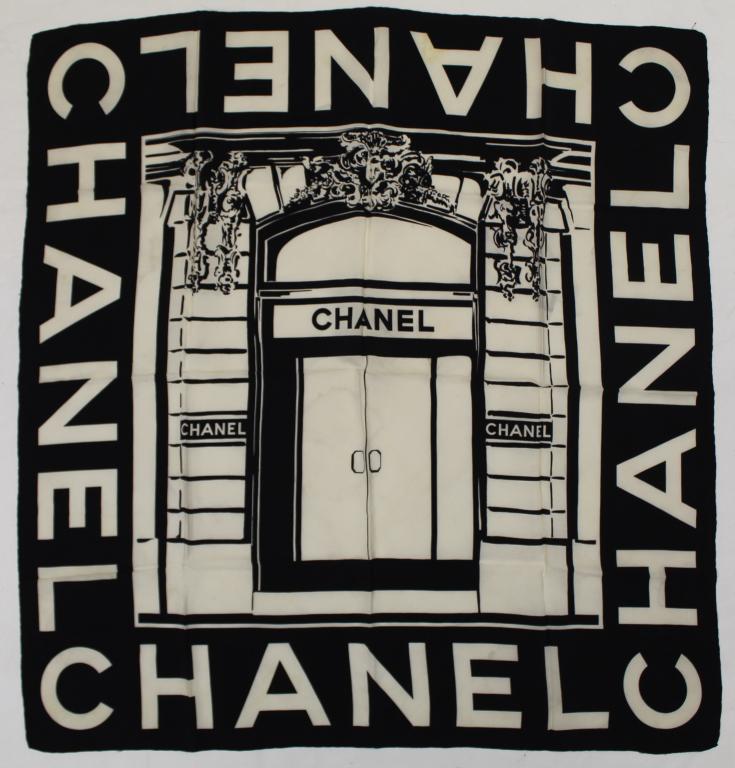 Chanel Silk Scarf (1 of 6)