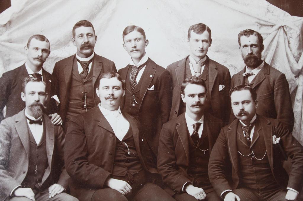 Cabinet Card Photographs of Men with Moustaches (1 of 6)
