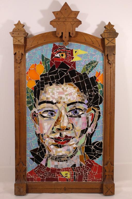 Mary Josephson (b 1953) Mosiac of Frida Kahlo (1 of 5)
