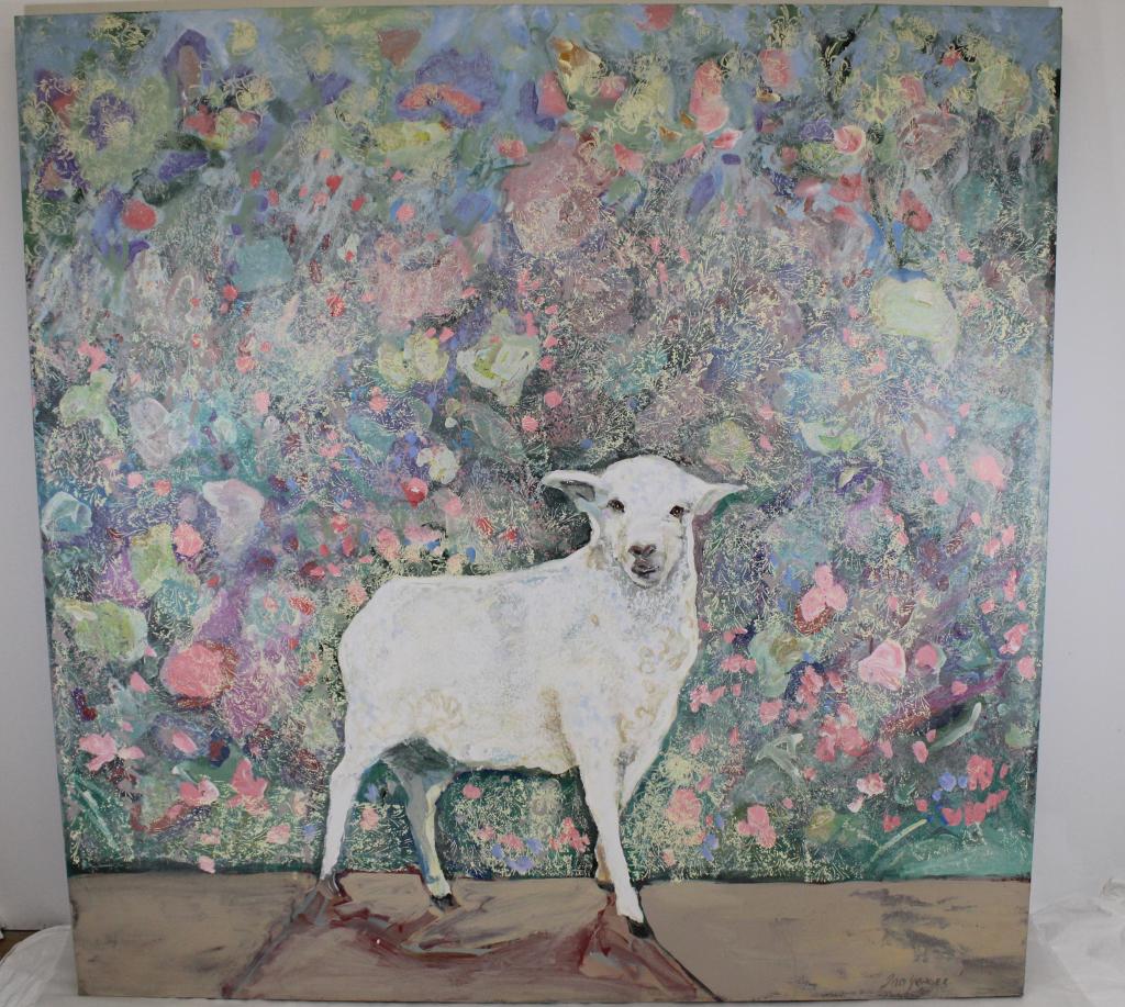 Ira Yeager (b. 1938) Large Oil on Canvas Painting (1 of 6)