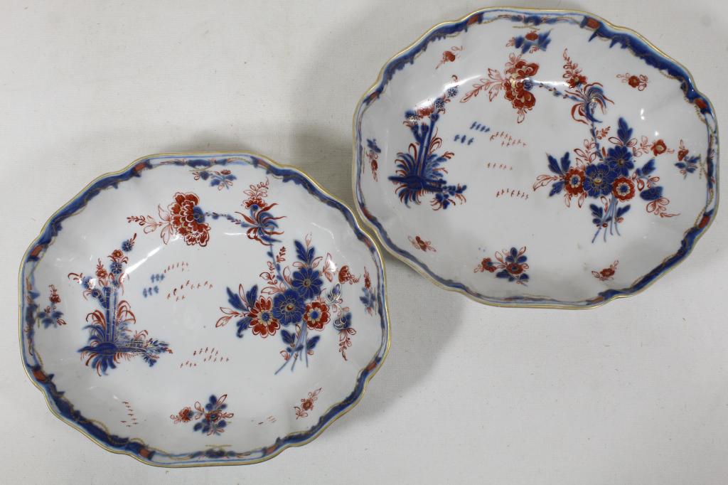 Marked Chelsea Porcelain Red Anchor Mark Bowls (1 of 7)