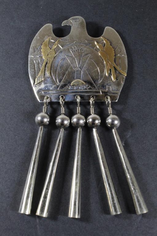 Armond American Horse Alpaca Silver Brooch Pin (1 of 6)