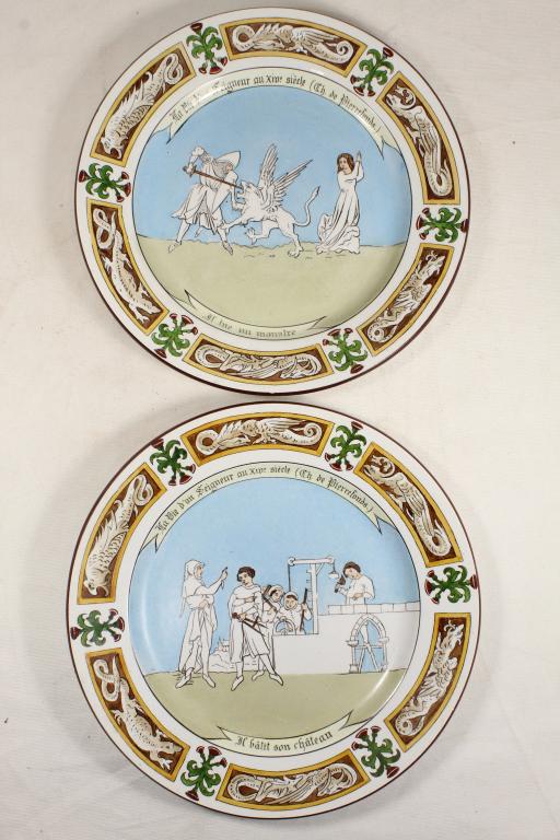 Antique Pierrefonds France Plates (1 of 6)