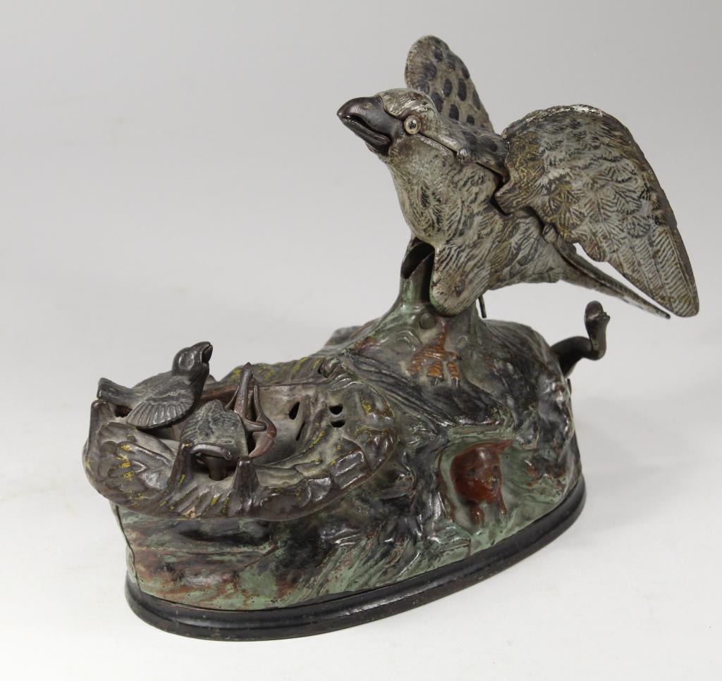 J & E Stevens Mechanical Eagle & Eaglets Bank (1 of 10)