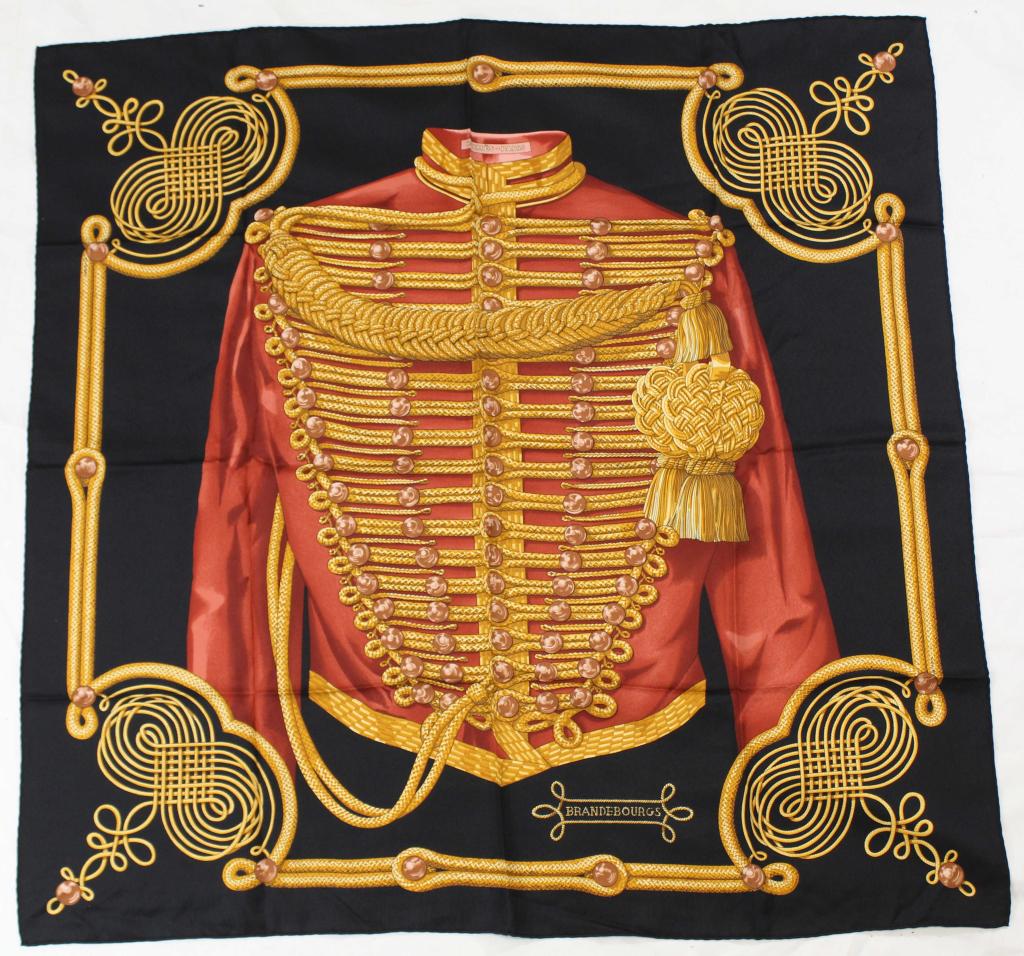 Hermes Brandebourgs Silk Scarf (1 of 5)