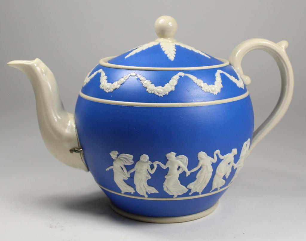 Antique Staple Repair Copeland Spode Teapot (1 of 7)