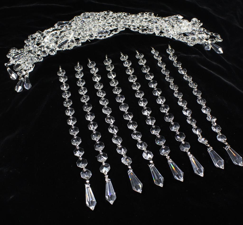 Vintage Strands of Chandelier Crystals (1 of 5)