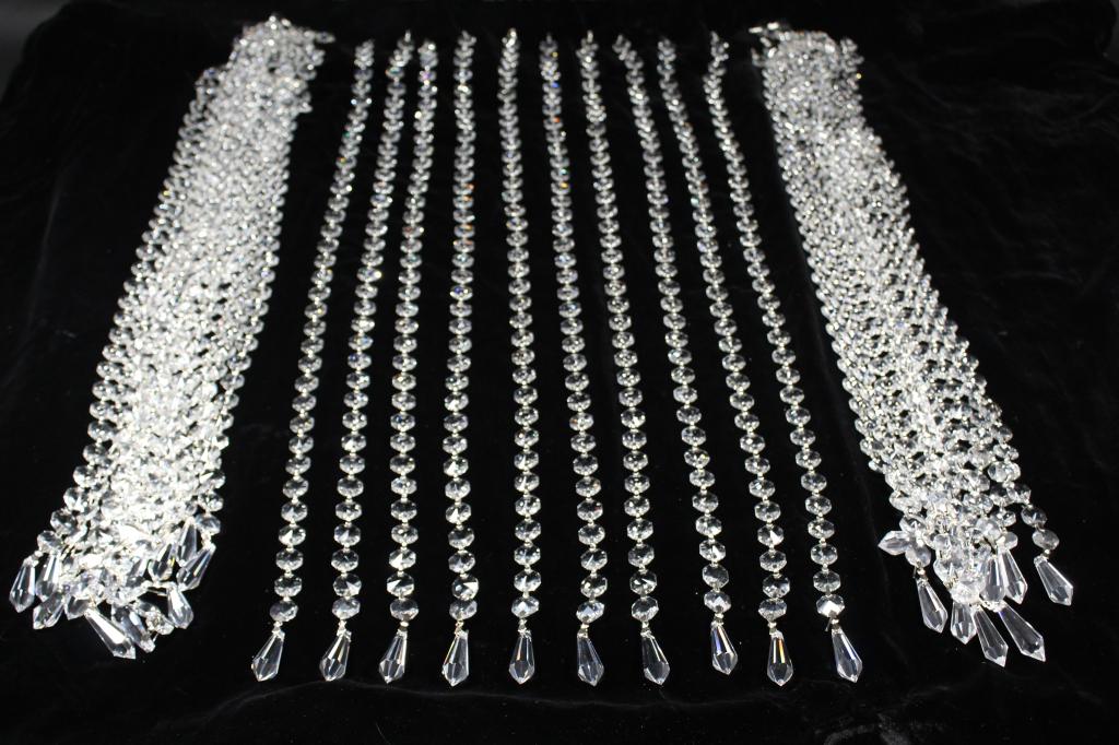 Vintage Strands of Chandelier Crystals (1 of 4)