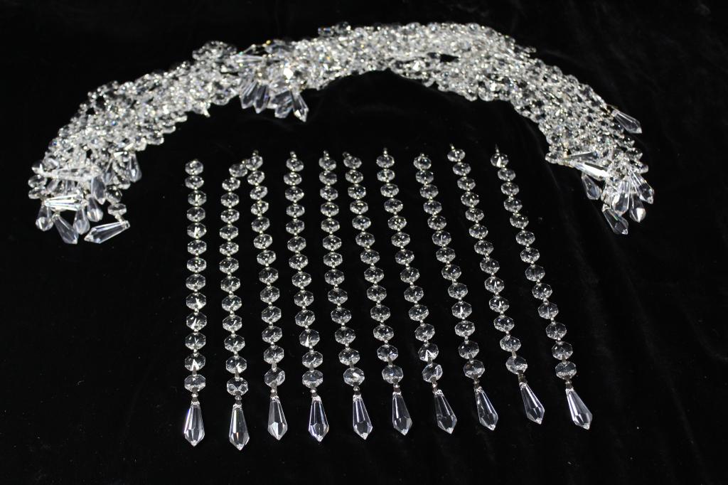 Vintage Strands of Chandelier Crystals (1 of 5)