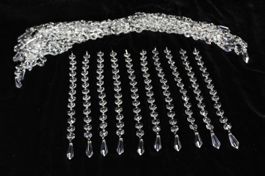 Vintage Strands of Chandelier Crystals (1 of 5)