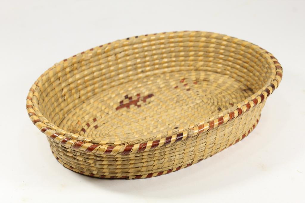 Northwest Coast Salish Coiled Basket (1 of 5)