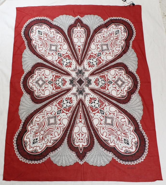 Gucci Cotton Scarf / Shawl / Wrap / Pareo (1 of 5)