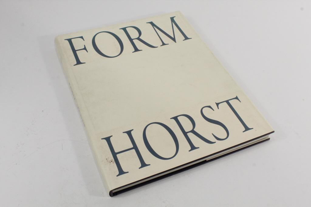P. Horst Form 1st Ed. Hardcover Photography: "Form" by Horst P. Horst, 1st Edition published by Twin Palms, 1992. Book in excellent condition with dust jacket showing minor signs of handlng. Printed in Japan, 144 pages with 75 full-page photogra