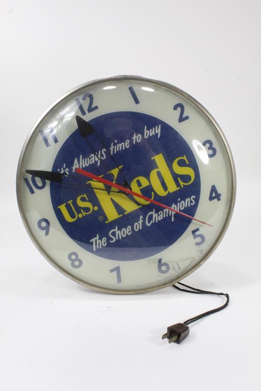 Vintage Lighting Advertising Wall Clock (1 of 4)