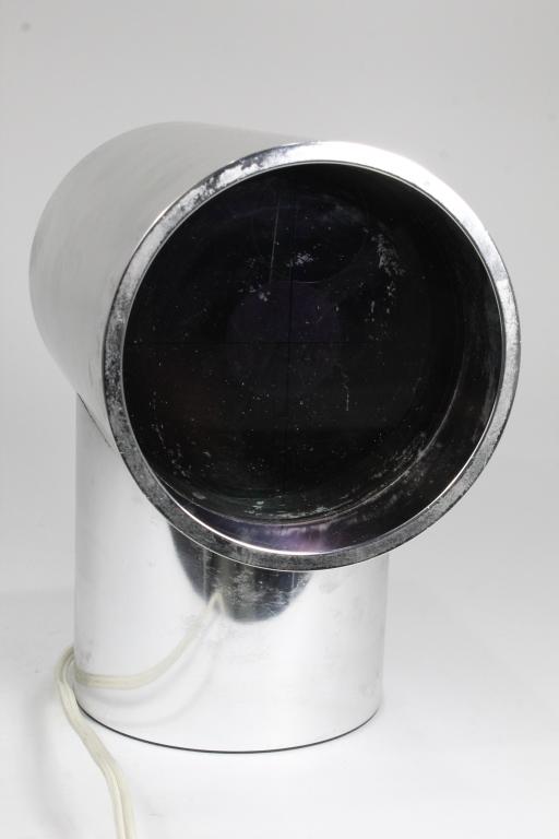 Mid-Century / 70's Mod Aurora Chrome Clock (1 of 7)