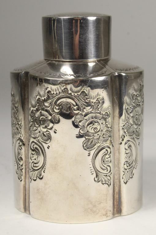 Atkin Bros】ビクトリアン ティーキャディ 【シルバープレート】 Atkin