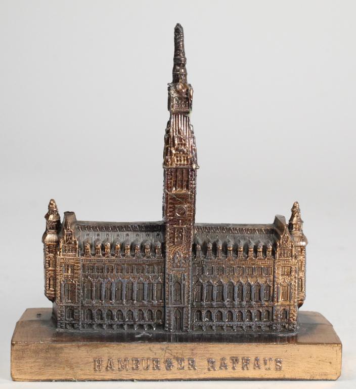 Hamburg Rathaus Metal Souvenir Building (1 of 5)