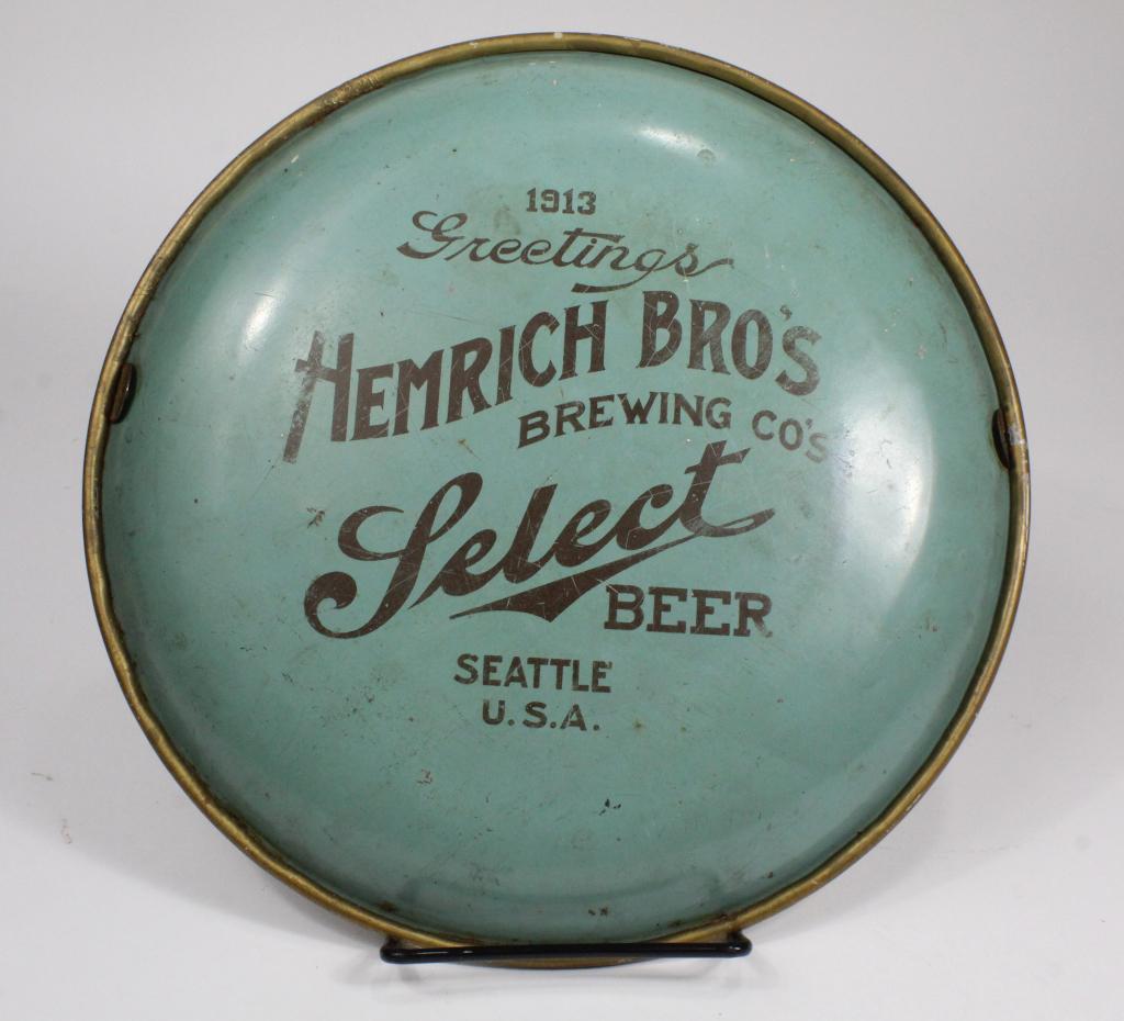 1913 Seattle Beer Brewing Advertising Plate (1 of 5)
