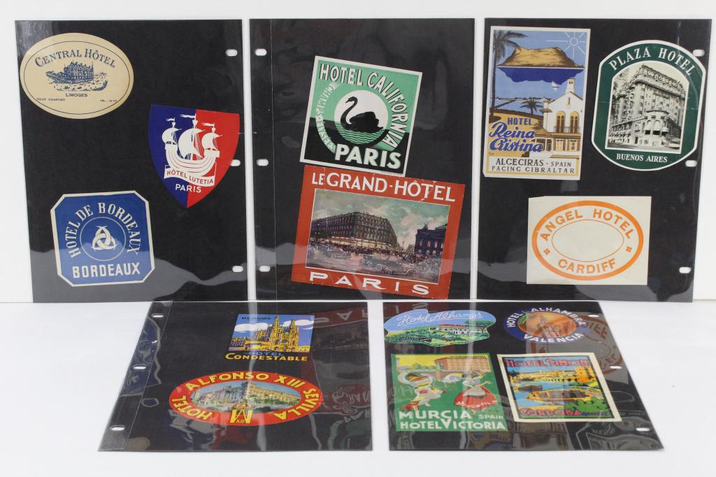 Vintage European Hotel Luggage Tags (1 of 5)
