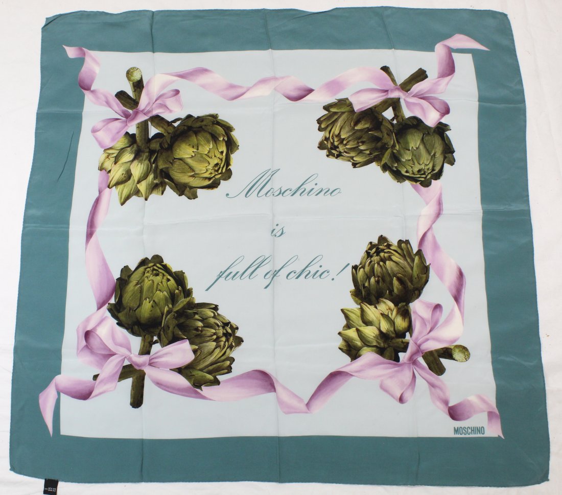 Moschino Silk Scarf (1 of 4)