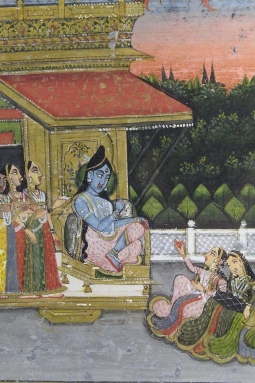 18c-19c Jaipur Painting of Shiva Mughal Indian (1 of 5)