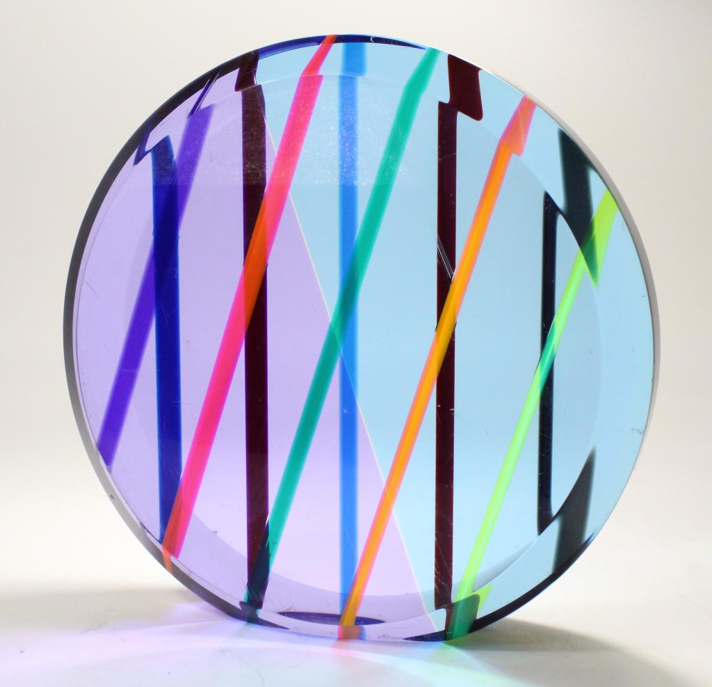 Mod Artist Signed Acrylic Sculpture (1 of 12)