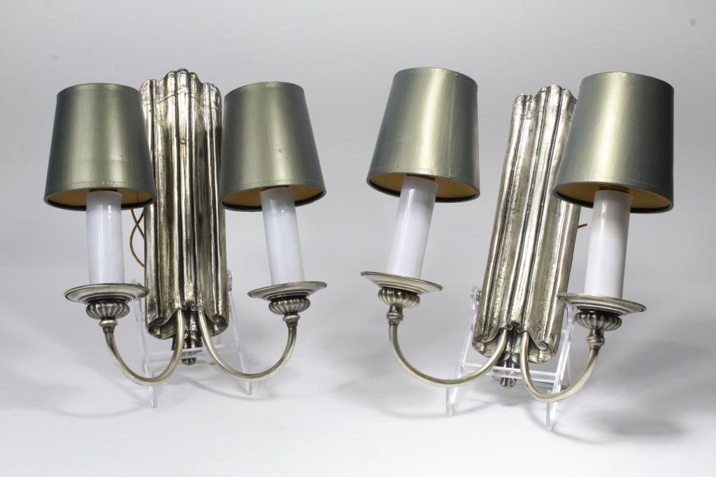 Pair Regency Georgian Style Wall Sconces (1 of 7)